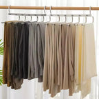 Cabide Organizador Multifuncional de Calças 6 em 1 para Guarda-Roupa