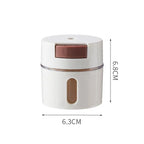 Kit com 6 Porta Temperos Magnéticos de Parede com Dosador
