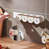 Kit com 6 Porta Temperos Magnéticos de Parede com Dosador